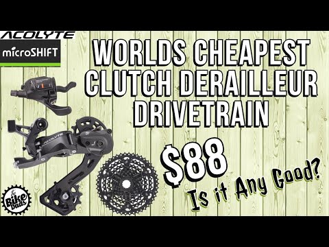The World's Cheapest Clutch Derailleur Drivetrain: microSHIFT ACOLYTE