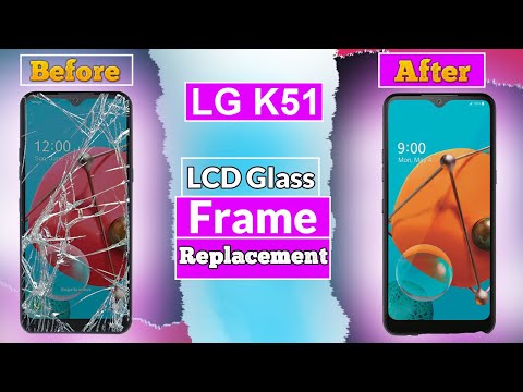 LG K51 LCD Glass Frame Replacement DETAILED