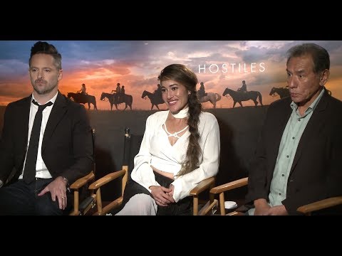 Backstage With Q'orianka Kilcher, Wes Studi & Scott Cooper For HOSTILES