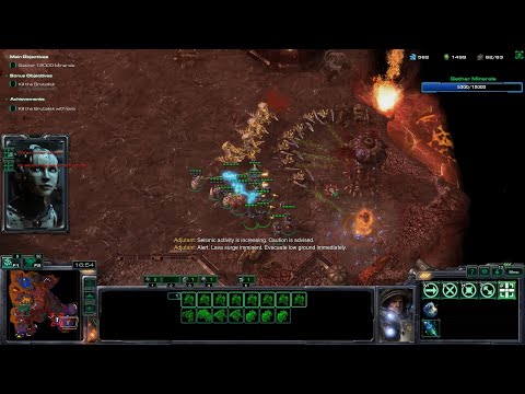 StarCraft 2 Three Races Co-op Campaign: Wing of Liberty Mission 5 - The Devil's Playground