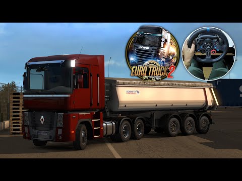 Euro Truck Simulator 2 | Renault Magnum | QHD 2K | Logitech G29 with shifter Gameplay