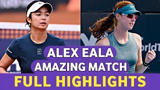 Alex Eala Magnificent vs Fourlis Too Good Tennis Match Highlights - Latest Alexandra Tennis 720P