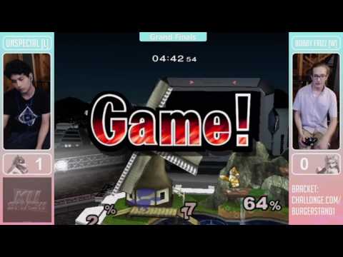 Burger Stand 1 SSBM - Unspecial (Falco) Vs. Bobby Frizz (Fox) Grand Finals