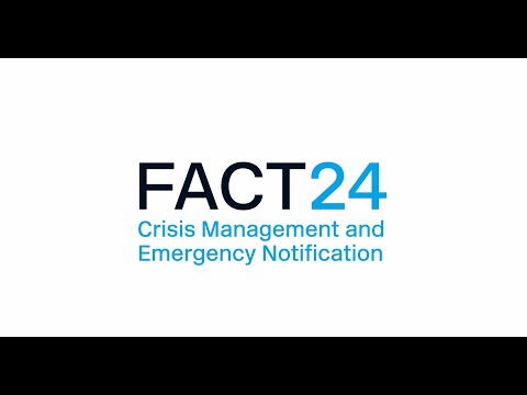 FACT24 - Integrierte Lösung für proaktives Krisenmanagement und Alarmierung