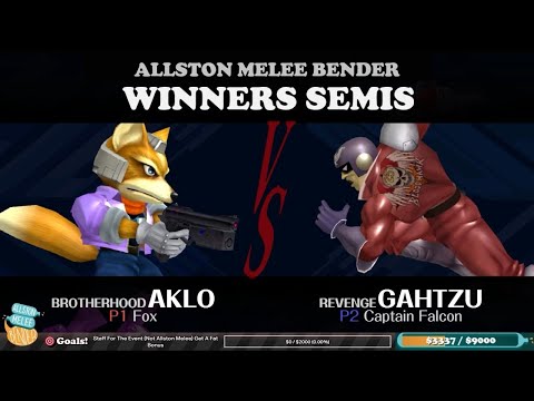 The Allston Melee Bender - Brotherhood | Aklo (Fox) vs Revenge | Gahtzu (Falcon) - Winners Semis