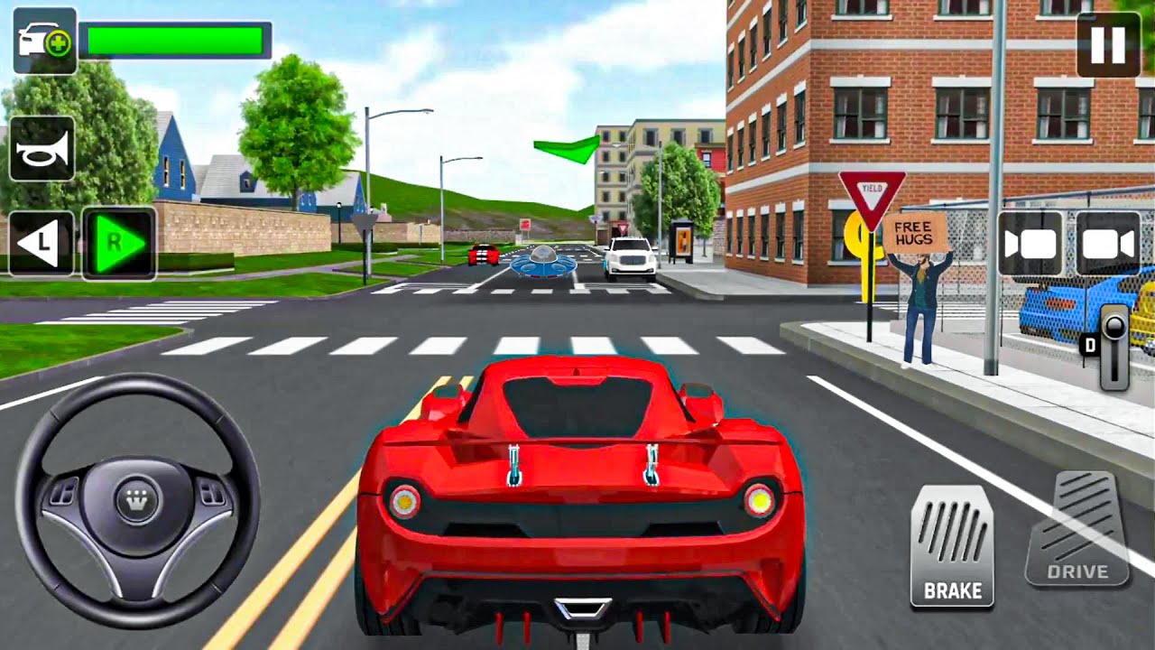 City Taxi Driving: Car Simulator #7 Sport Car! Android gameplay