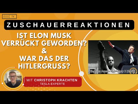 REAKTIONEN: IST ELON MUSK VERRÜCKT & WAR DAS DER HITLERGRUSS?