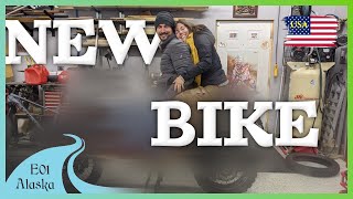 We Got a New Motorcycle! – [Alaska E01] Moto Travel Diaries