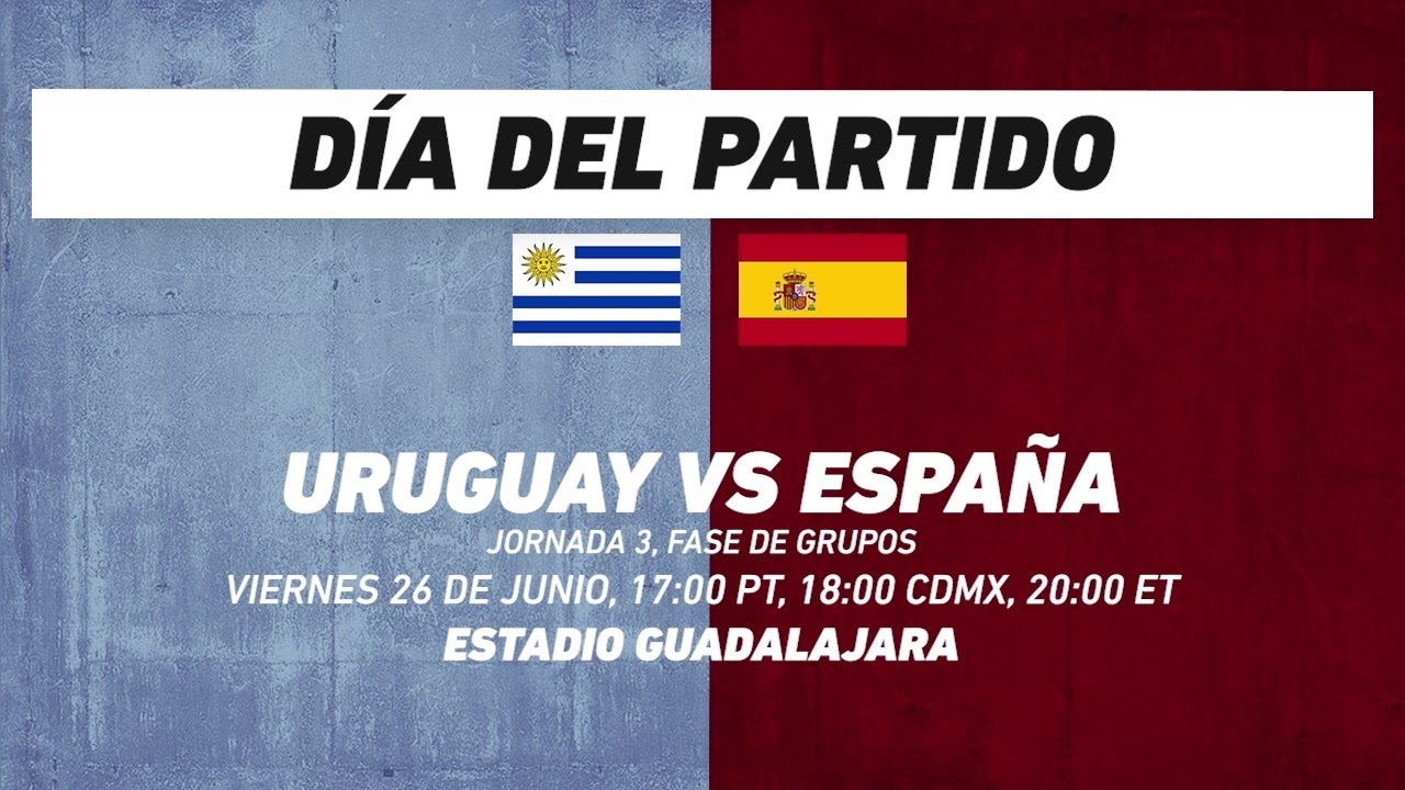 Uruguay vs España, frente a frente: Futbol