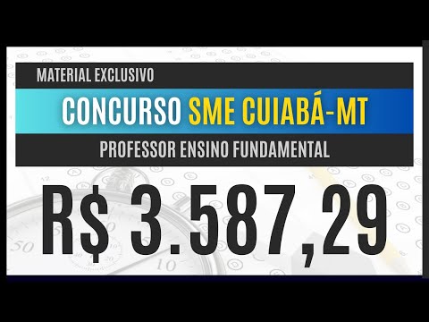 Concurso Público SME Cuiabá-MT 2023 - Apostila PREPARATÓRIA para Professor Ensino Fundamental