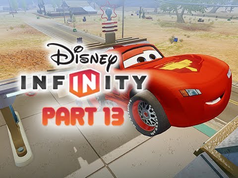 Disney Infinity Gameplay Walkthrough Part 13 - LIGHTNING MCQUEEN Cars Play Set World