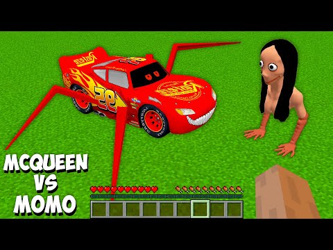 WHAT`s HAPPENED SPIDER MCQUEEN EXE vs MOMO in Minecraft - Gameplay Video