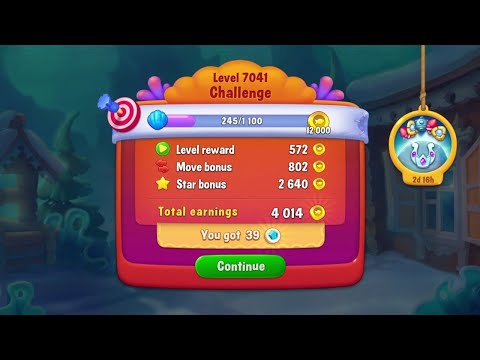 @Fishdom Win Strikes Level 7035 - Special Level 7041 Challenge