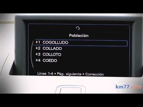 AUDI A1. Sistema de reconocimiento de voz.