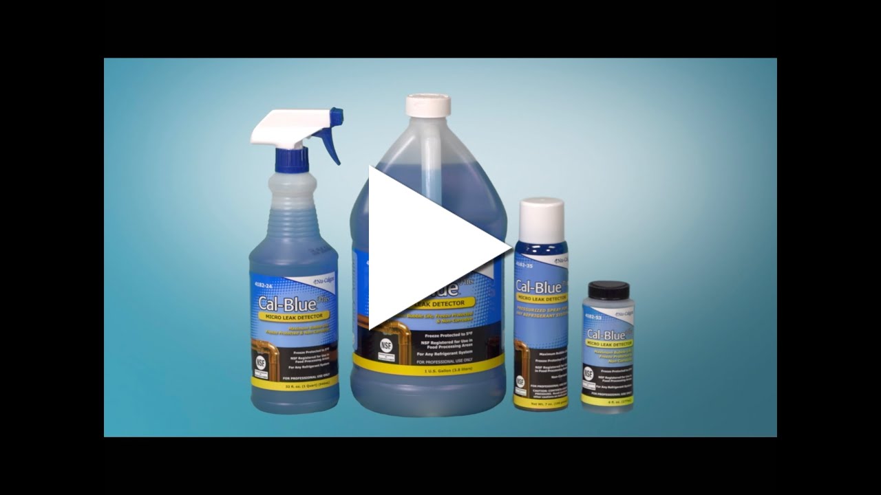 Find the smallest leaks with Nu-Calgon's Cal-Blue Plus Gas Leak Detector