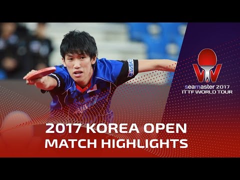 2017 Korea Open Highlights: Timo Boll vs Maharu Yoshimura (1/2)