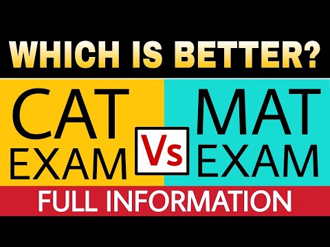 CAT vs MAT Exam Full Comparison in Hindi | MBA Entrance Exam Preparation | By Sunil Adhikari