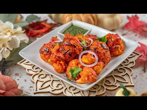 Tandoori Roasted Cauliflower | Easy, Spicy Indian Thanksgiving Side Dish | Tasty Vegetarian Recipe