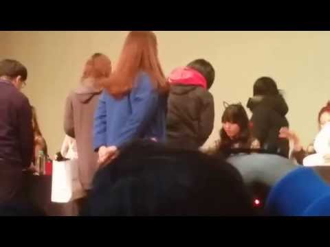 141206 AOA Incheon fansign fancam 2 Jimin Yuna