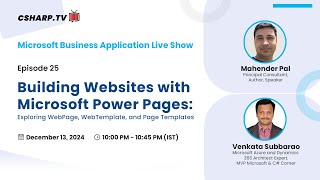 Building Websites with Microsoft Power Pages: Exploring WebPage, WebTemplate, and Page Templates