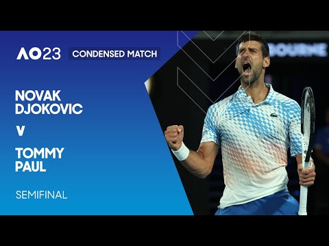 Novak Djokovic v Tommy Paul Condensed Match | Australian Open 2023 Semifinal