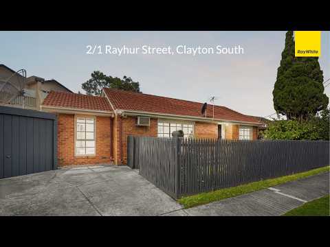 2/1 Rayhur Street, Clayton South, VIC 3169, 3 Kuwarto, 1 Banyo, Unit