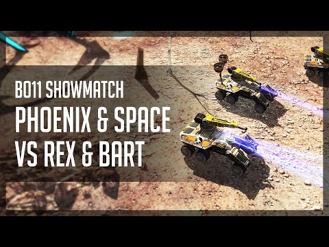 [C&C3: Kane's Wrath] Bo11 2vs2 Showmatch - Phoenix & 5pace Vs. Rex & Bart
