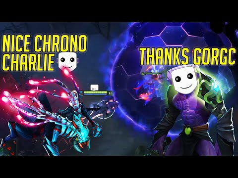 Walking into Charlie's Chrono to Cheer Him Up