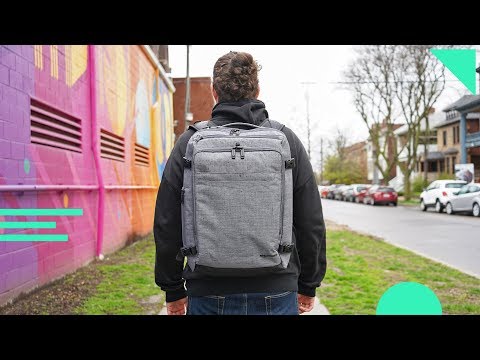 AmazonBasics Slim Travel Backpack Weekender Review | Budget Amazon Carry On Luggage Video