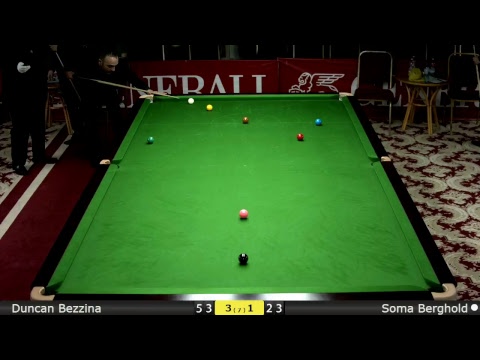 Snooker Men Groups : Duncan Bezzina vs Soma Berghold