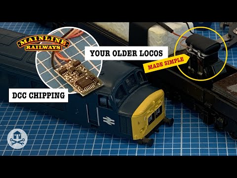 How to fit a DCC decoder chip to an older model railway loco without a socket