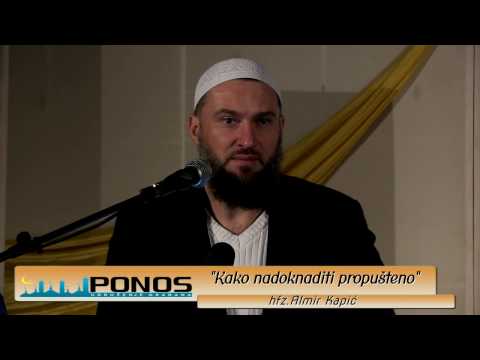 Kako nadoknaditi propušteno - hfz.Almir Kapić