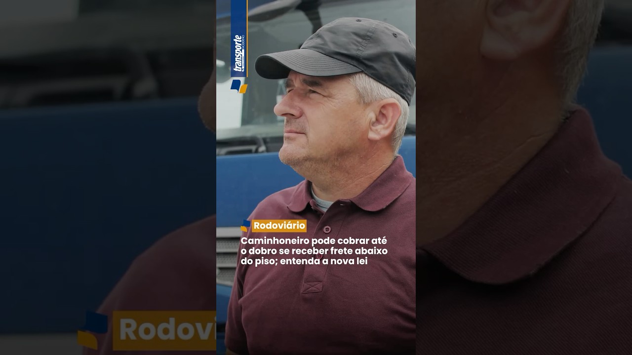 Caminhoneiro pode cobrar até o dobro se receber frete abaixo do piso; entenda a nova lei