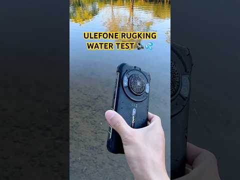 Can Water Stop This Super Speaker Phone?! 🔊💦 #UlefoneRugKing #Ulefone