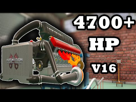 The Most Powerful V16 Engine Ever? | Automation The Car Company Tycoon Game
