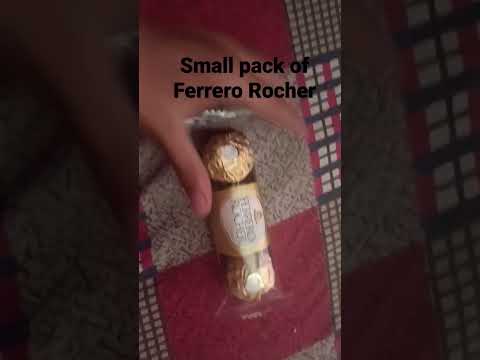 small pack of Ferrero rocher