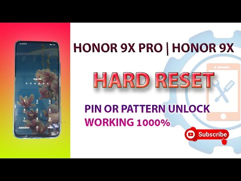 Huawei Honor 9x Pro Hard Reset | Honor 9x Pro PIN Unlock | honor 9x hard reset 2020