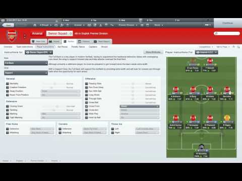 Football Manager 2012 | Helpful Tactics! | My Tactics: 4-4-2