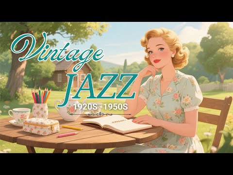 Garden Swing Jazz ❤️ The Gentle Warmth Of 1940s Jazz Fills The Quiet Countryside Air