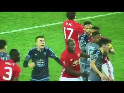 FIGHT and RED CARDS Manchester United Vs Celta Vigo Bailly & Roncaglia