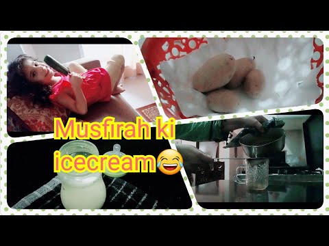 Musfirah nay banai icecream😂|Musfirah qureshi vlogs