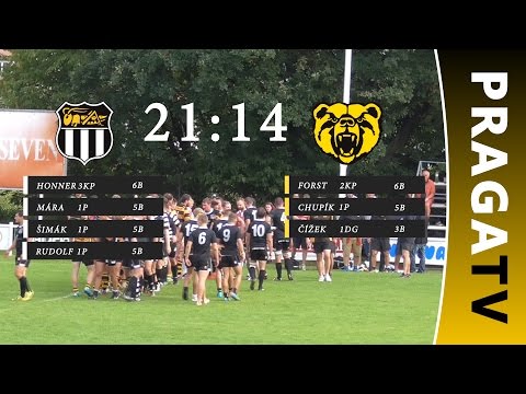 Highlights: Tatra vs. Praga Extraliga ragby 4.kolo 2016/2017