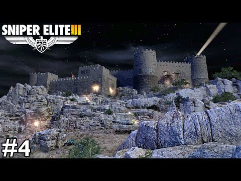 FORT RIFUGIO | Sniper Elite 3 Walkthrough Longplay | Part 4
