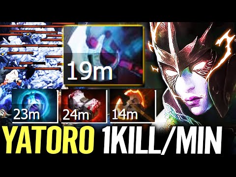 🔥 YATORO Phantom Assassin GODLIKE 1Kill Per Min — Manta Style Effective Item Build Dota 2 Pro
