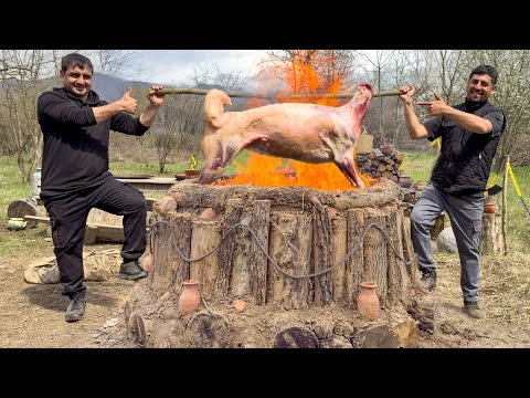 Epic 35 Kg Lamb Cooked in Huge Tandoor