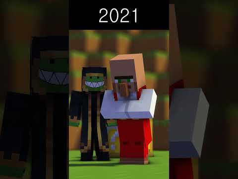 Evolution of Merge Mario Villager - Minecraft Animation