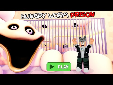HUNGRY WORM HAPİSHANESİNDEN KAÇIYORUM! - Roblox