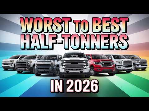 The Brutally Honest Ranking of 2026 Half-Ton Pickup Trucks