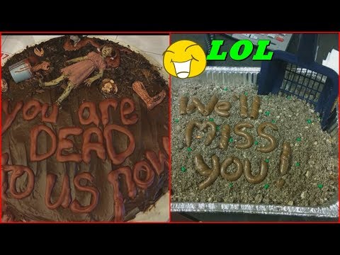 TOP Hilarious Farewell Cakes