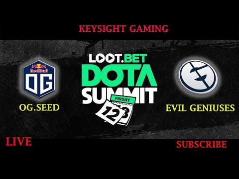 LIVE: OG.seed Vs Evil Geniuses Loot.Bet Dota Summit 12